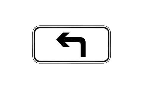 Preview of the A7h Turn left symbol, block RCR_A7h