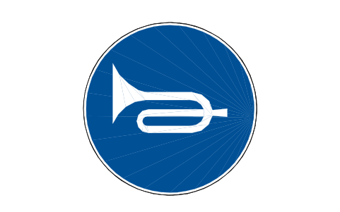 Preview of the M12 Sound horn symbol, block RCR_M12