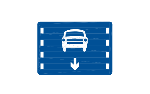 Preview of the M30 Car lane symbol, block RCR_M30