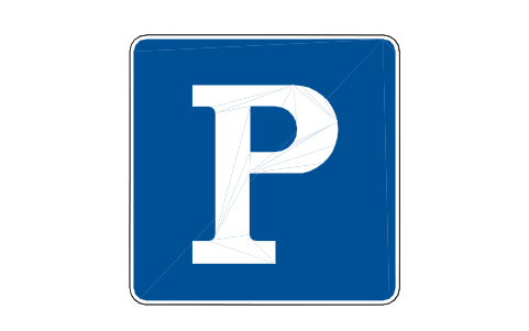 Preview of the M40-1 Parking symbol, block RCR_M40_1