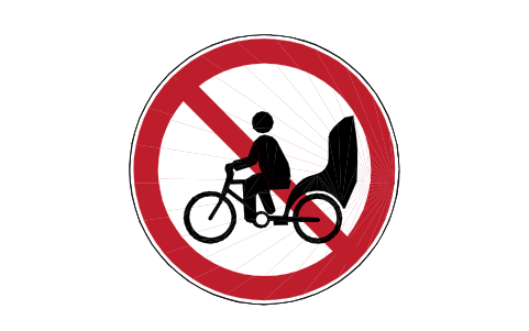 Preview of the P18 No passenger tricycles symbol, block RCR_P18