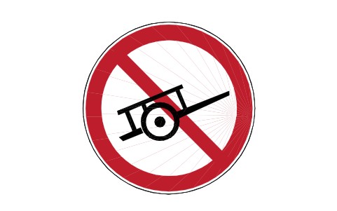 Preview of the P20 No handcarts symbol, block RCR_P20
