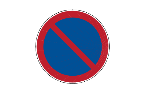Preview of the P32 No parking symbol, block RCR_P32