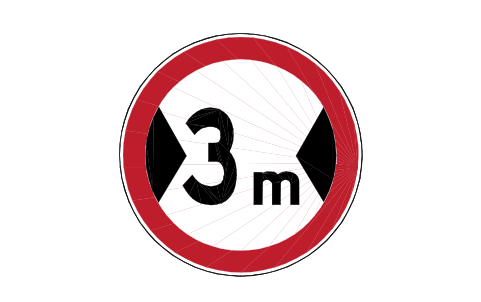 Preview of the P34x Width limit 3 m symbol, block RCR_P34x