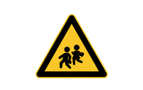 Preview of the W11-1 Children symbol, block RCR_W11_1