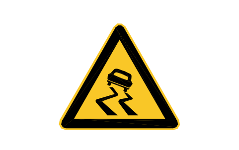 Preview of the W17x Slippery road symbol, block RCR_W17x