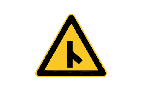 Preview of the W1-4 Y side road, right symbol, block RCR_W1_4