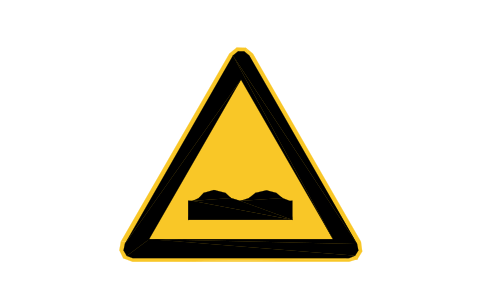 Preview of the W26 Uneven road symbol, block RCR_W26