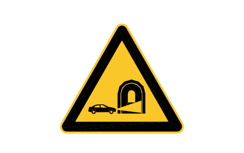Preview of the W40 Tunnel, headlights on symbol, block RCR_W40
