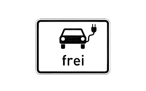 Anteprima del simbolo 1024-20 E-vehicles permitted, blocco RSD_1024_20