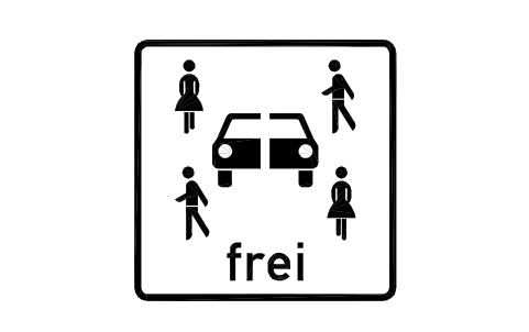 Anteprima del simbolo 1024-21 Car sharing permitted, blocco RSD_1024_21