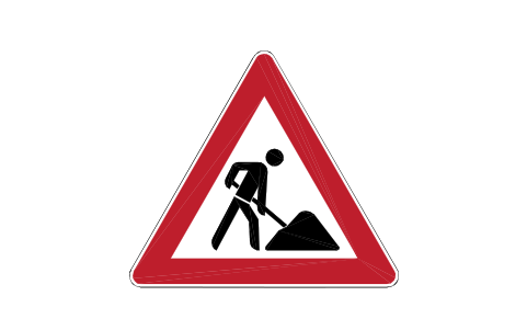 Anteprima del simbolo 123 Road works, blocco RSD_123