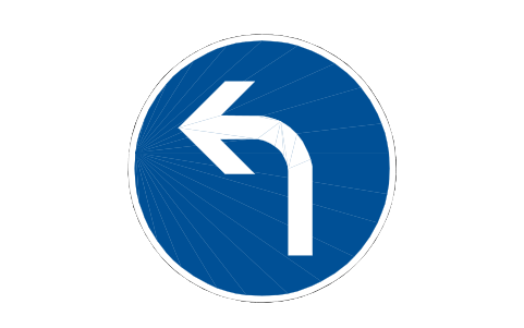 Anteprima del simbolo 209-10 Turn left, blocco RSD_209_10