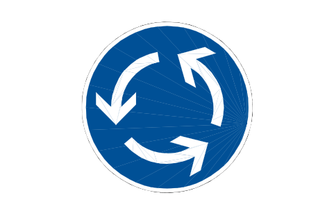 Anteprima del simbolo 215 Roundabout, blocco RSD_215