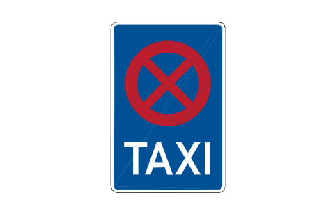 Anteprima del simbolo 229 Taxi rank, blocco RSD_229