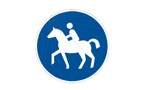Anteprima del simbolo 238 Bridleway, blocco RSD_238