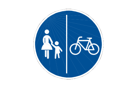 Anteprima del simbolo 241-31 Foot and cycle path, blocco RSD_241_31
