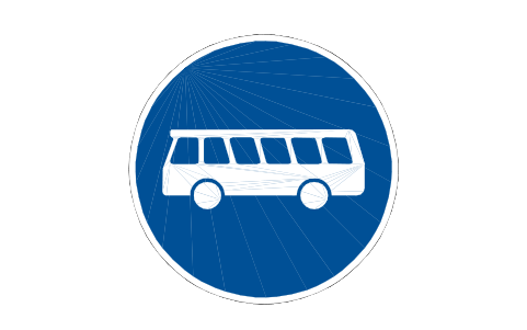 Anteprima del simbolo 245 Bus lane, blocco RSD_245