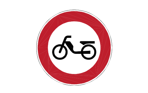 Anteprima del simbolo 256 No mopeds, blocco RSD_256