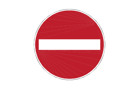 Anteprima del simbolo 267 No entry, blocco RSD_267