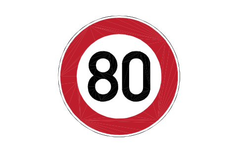 Anteprima del simbolo 274-80 Speed limit 80, blocco RSD_274_80