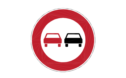 Anteprima del simbolo 276 No overtaking, blocco RSD_276
