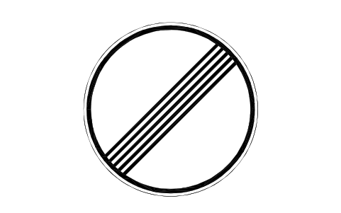 Anteprima del simbolo 282 End of all restrictions, blocco RSD_282