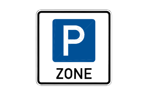 Anteprima del simbolo 314.1 Parking zone, blocco RSD_314_1