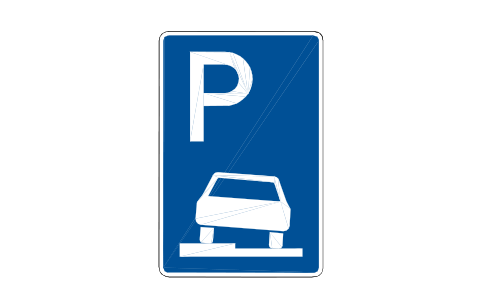 Anteprima del simbolo 315-50 Parking on pavement, blocco RSD_315_50