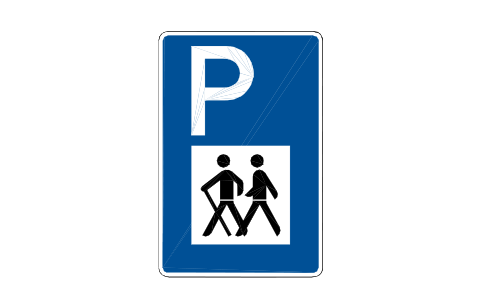 Anteprima del simbolo 317 Hikers car park, blocco RSD_317