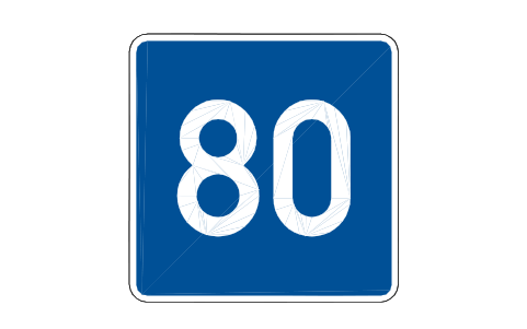 Anteprima del simbolo 380 Recommended speed, blocco RSD_380