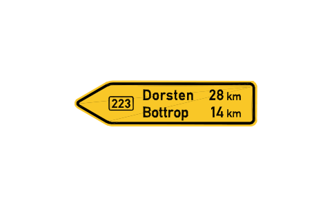 Anteprima del simbolo 415-10 Arrow sign, federal, blocco RSD_415_10