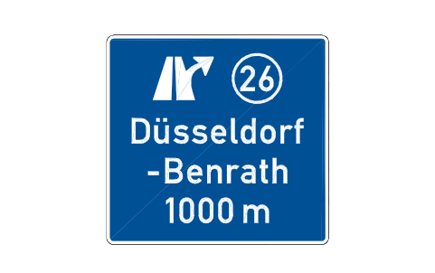 Anteprima del simbolo 448 Motorway announcement, blocco RSD_448