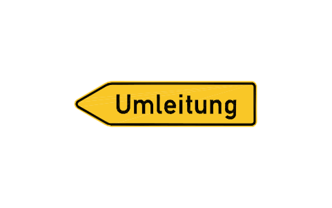 Anteprima del simbolo 454-10 Detour sign, blocco RSD_454_10