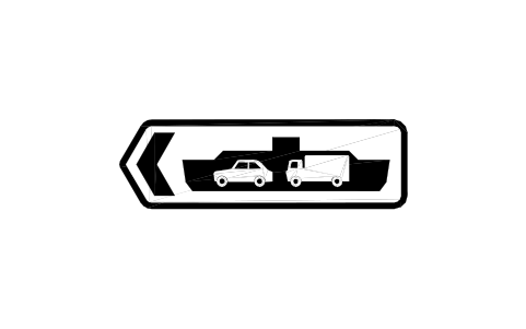 Vorschau des Symbols 2136 To vehicle ferry, Block RKD_2136