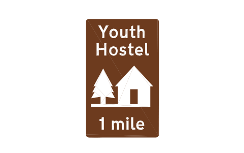 Vorschau des Symbols 2303 Youth hostel 1 mile, Block RKD_2303