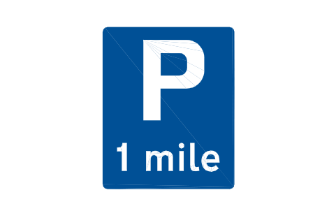 Vorschau des Symbols 2501 Parking ahead, Block RKD_2501