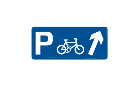 Vorschau des Symbols 2603 Cycle parking junction, Block RKD_2603