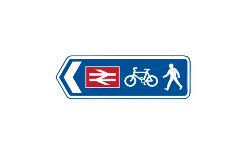Vorschau des Symbols 2606V To railway station, Block RKD_2606V
