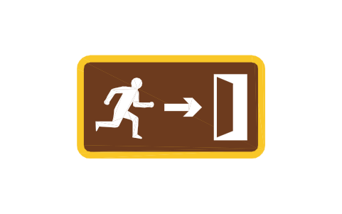 Vorschau des Symbols 2711 Emergency exit, Block RKD_2711