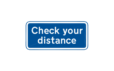 Vorschau des Symbols 2934 Keep distance, Block RKD_2934