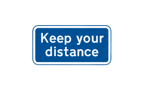 Vorschau des Symbols 2934V Keep distance (V), Block RKD_2934V