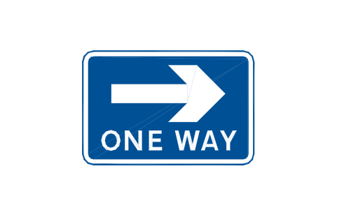 Vorschau des Symbols 810 One-way, Block RKD_810