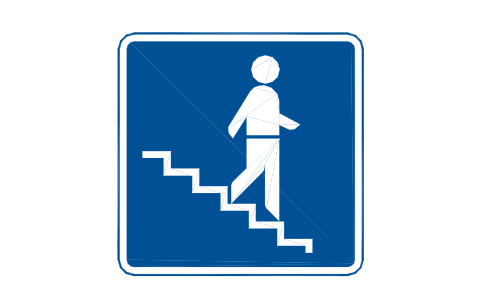 Vorschau des Symbols 814.1 Stepped subway, Block RKD_814_1