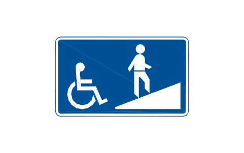 Vorschau des Symbols 814.4 Ramped footbridge, Block RKD_814_4
