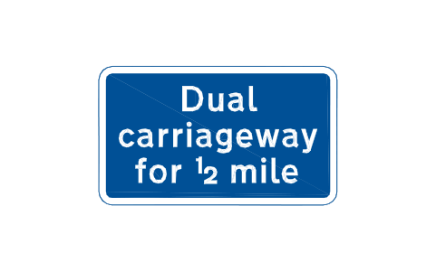 Vorschau des Symbols 818.1A Half mile dual c/way, Block RKD_818_1A