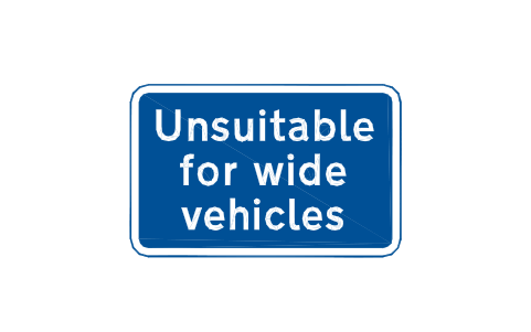 Vorschau des Symbols 820V3 Not for wide vehicles, Block RKD_820V3
