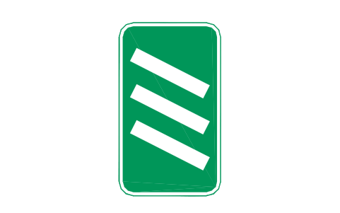 Vorschau des Symbols 823V 300 yd roundabout (V), Block RKD_823V
