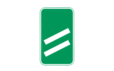 Vorschau des Symbols 824VR 200 yd roundabout (VR), Block RKD_824VR