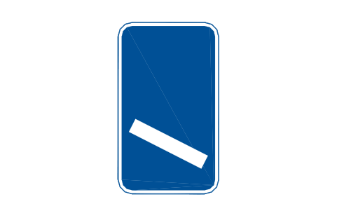Vorschau des Symbols 825 100 yd to roundabout, Block RKD_825